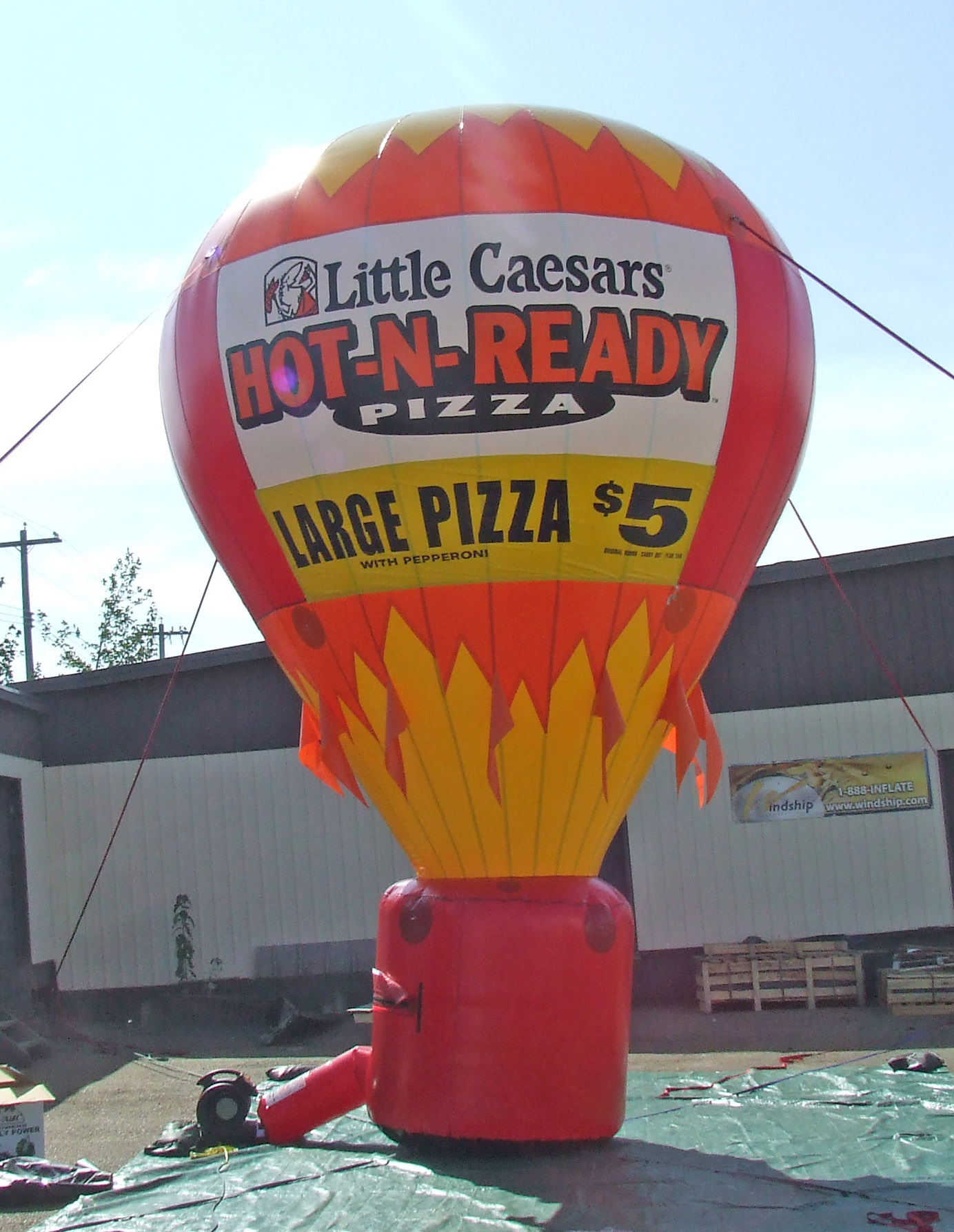 Hot Air Balloon for Little Caesars